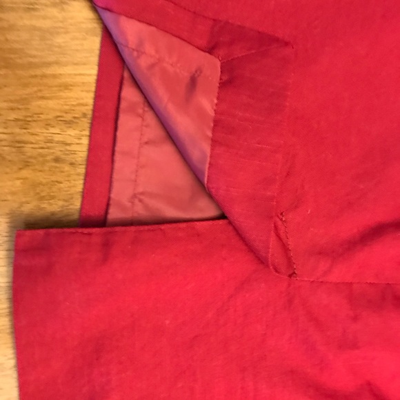 The Limited burgundy red linen skirt in size 8 - Picture 4 of 5